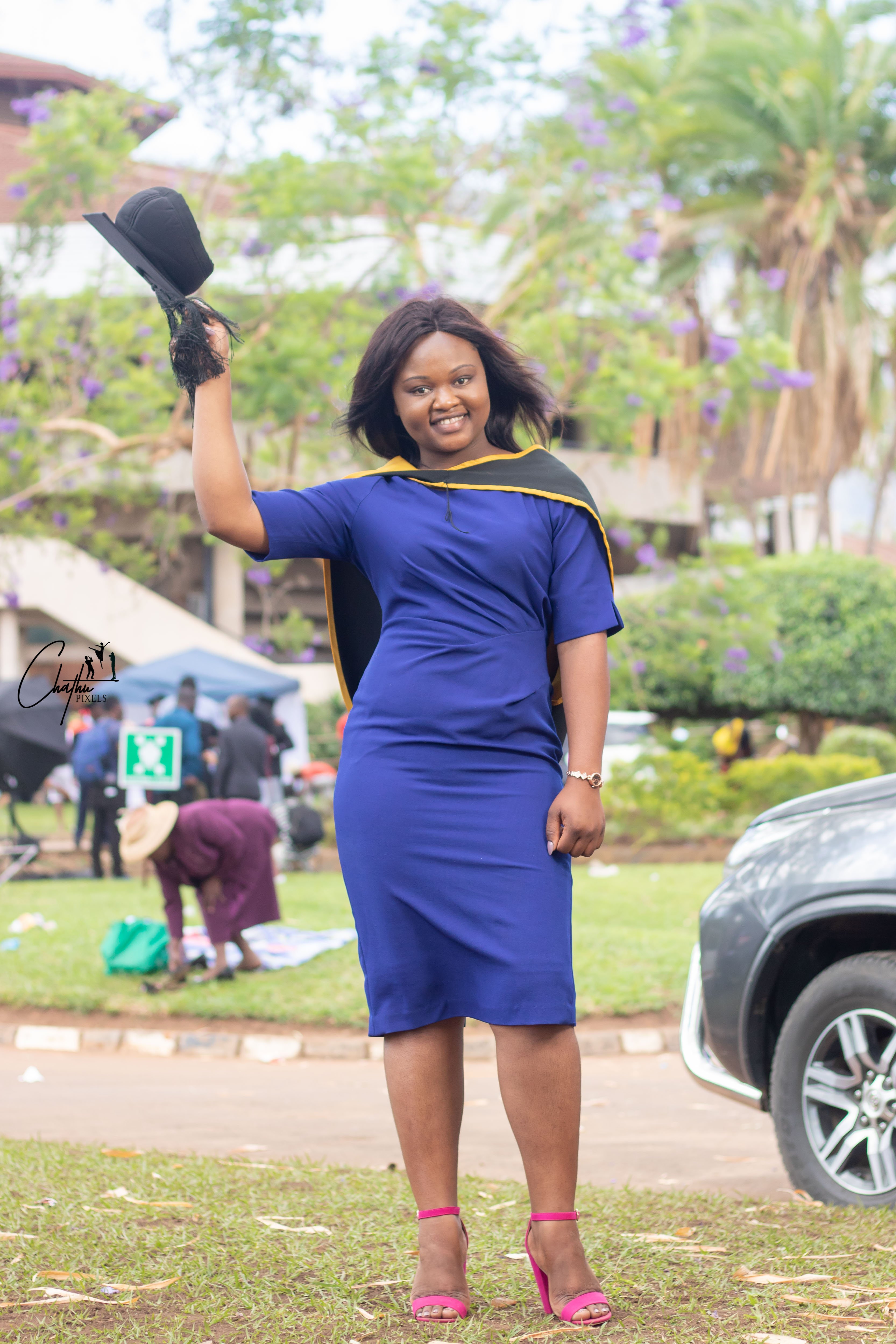 A scholar in Malawi, supported by Rare Charity